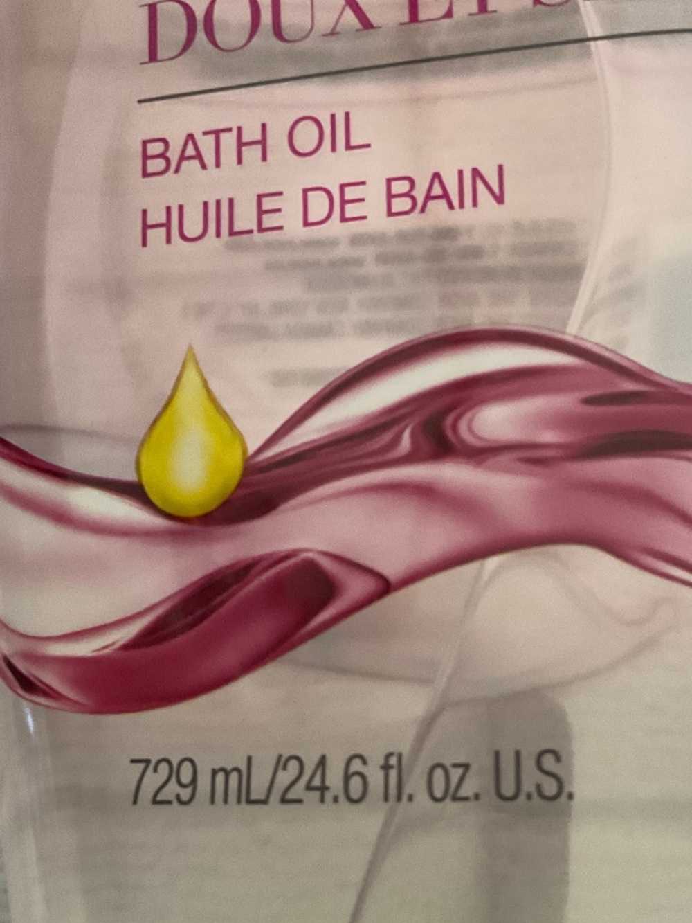 Avon Skin So Soft Soft & Sensual Bath Oil - Light Pink - Picture 3 of 5